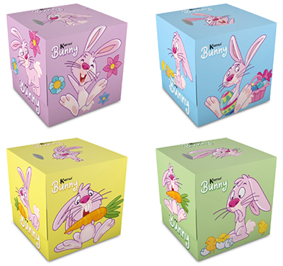 Universal tissues Kartika BUNNY box 56